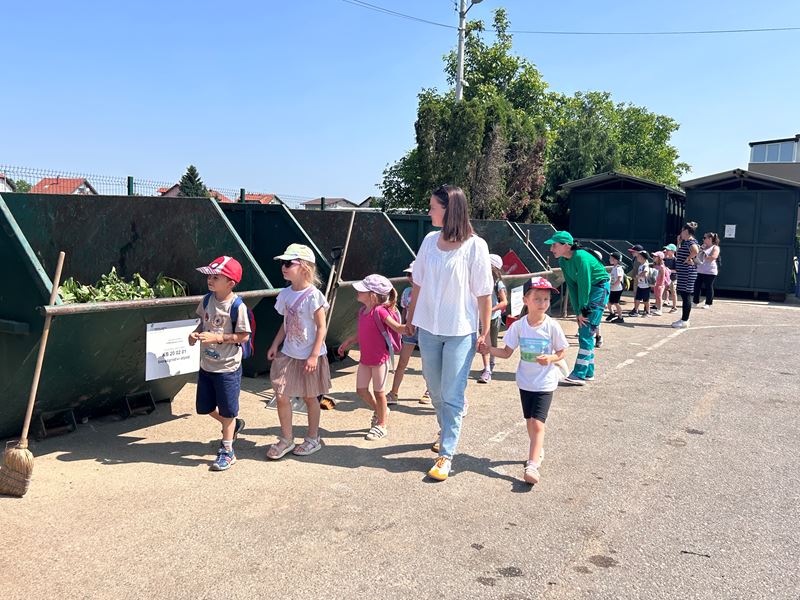 Edukacija o odvajanju otpada u reciklažnom dvorištu